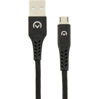 Mobilize Nylon Gevlochten Micro USB Kabel 2.4A Zwart