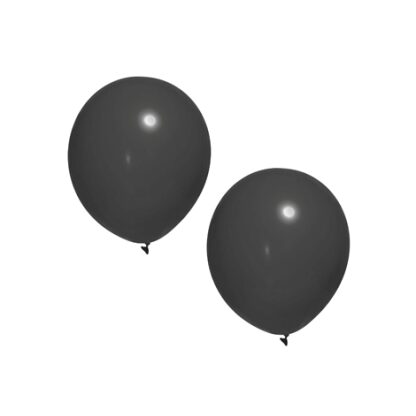 Zwarte ballonnen 8 stuks