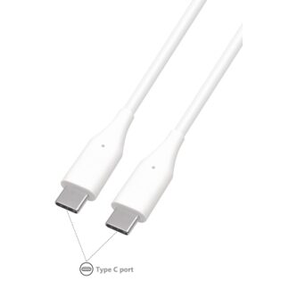 USB Type-C naar Type-C kabel 1 m Wit