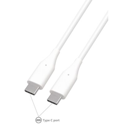 USB Type-C naar Type-C kabel 1 m Wit