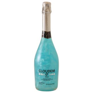Cloudem Magic Blue Glitterwijn - Bosbes Alcoholvrije Wijn 0.75 L