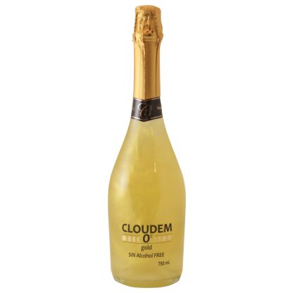 Cloudem Magic Gold Glitterwijn - Ananas Alcoholvrije Wijn 0.75 L