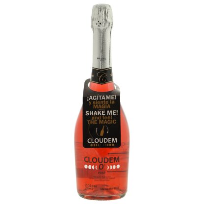 Cloudem Magic Rosé Glitterwijn - Framboos Alcoholvrije Wijn 0.75 L