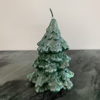 Kerstboomkaars glitter klein