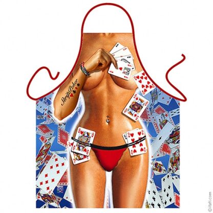 Sexy schort Strip poker vrouw
