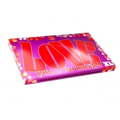 Voor jou! Chocolade reep XL love you so much 250 gram