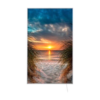 Wandverwarming paneel Zonsondergang op Ibiza 60 x 100 cm