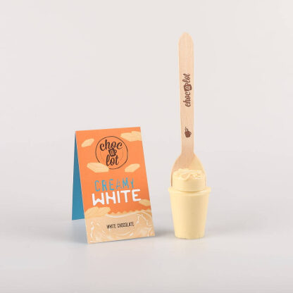 Creamy White Chocolade lepel / Choco Spoon